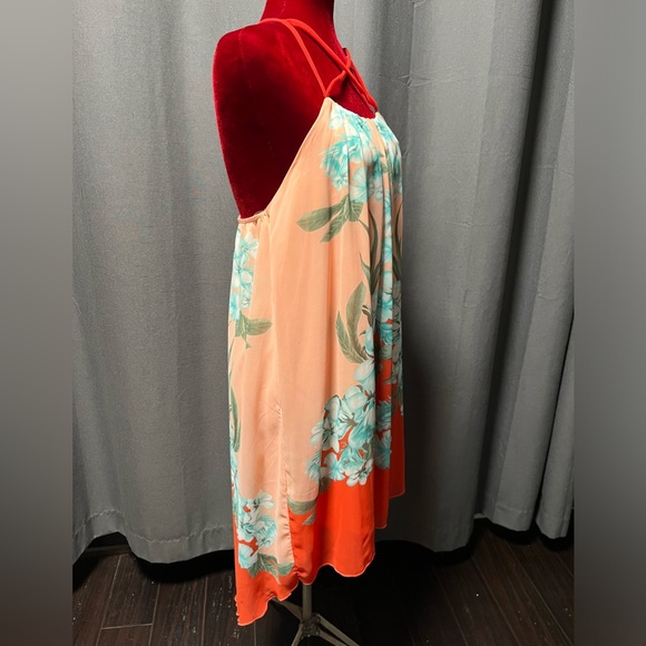 just me brand - floral strappy high low dress - tobi.com - size L - Picture 2 of 7